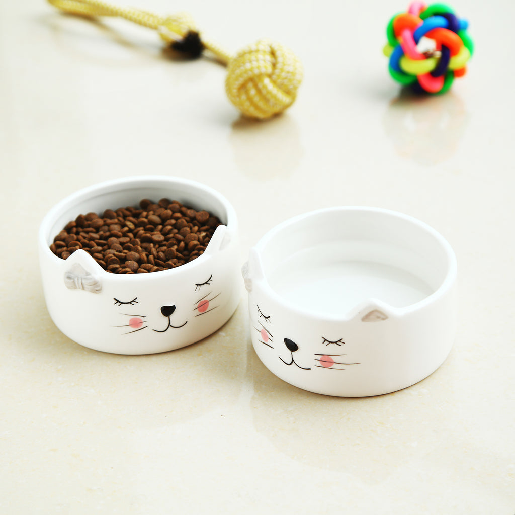 Kurrajong Farmhouse Gorgeous Medium Size Ceramic Dog Food Bowl | Ceramic Dog Bowl | Medium Dog Feeding Bowl | Cute Feeding Bowl for Dogs